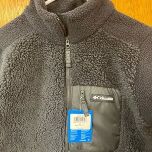 BNWT LADIES SZ MED COLUMBIA SHERPA/FLEECE FULL ZIP JACKET $30